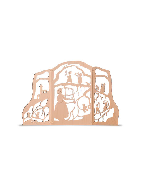 De Noest Mother Earth flowerchildren triptych - small