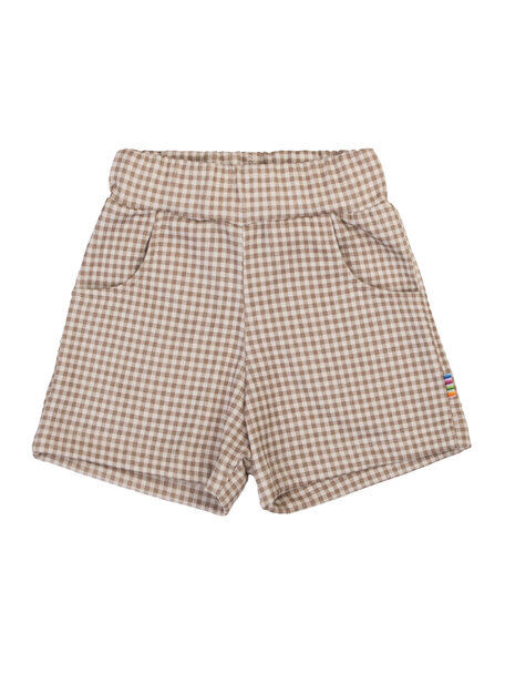 Joha Checked children's shorts - beige