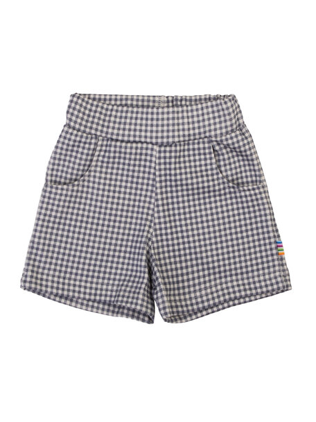 Joha Checked children's shorts - dark blue