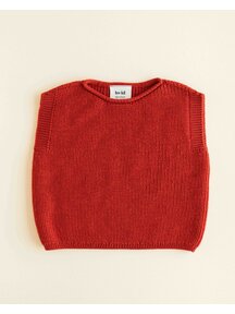 Hvid Cardigan Harvey - red