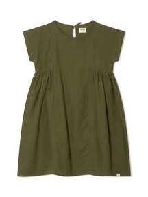 Matona Oversized children's dress - olive