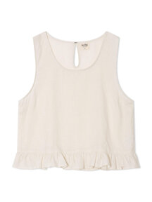 Matona Sleeveless top - white