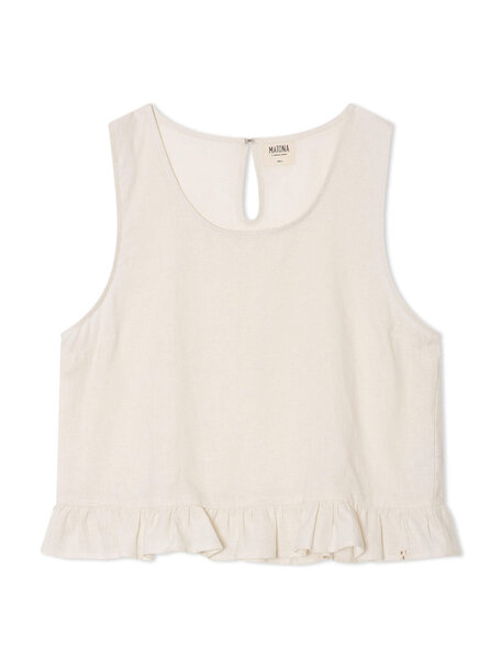 Matona Sleeveless top - white