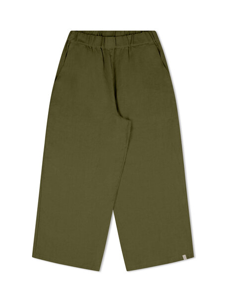 Matona Women's culotte linen - olive