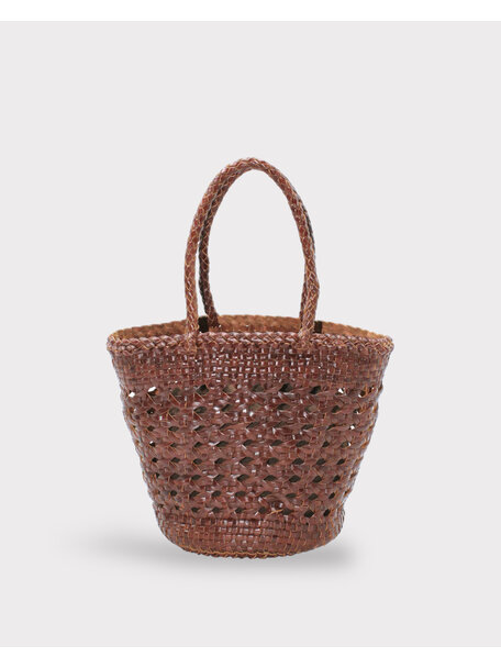 Sook Hand-woven leather bag  Ivy - coffee