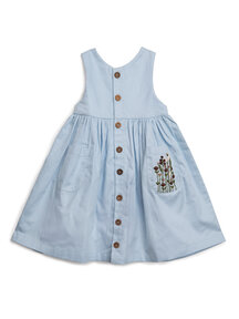 Hanevild Children's summer dress Sine  - Kentucky blue