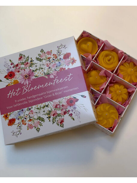 De Muisjes Flower festival beeswax candles