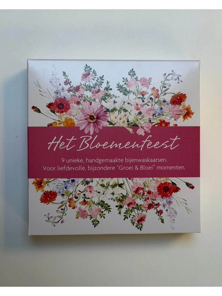 De Muisjes Flower festival beeswax candles