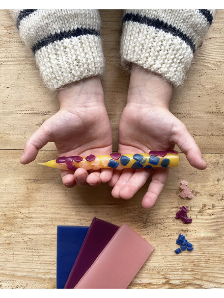 De Muisjes Beeswax candles 12 pcs - 16 cm