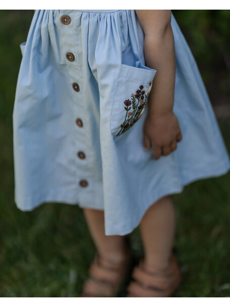 Hanevild Children's summer dress Sine  - Kentucky blue