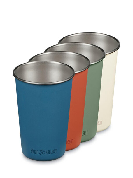 Klean Kanteen Steel cups 473 ml - partake - 4 pack