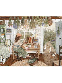 Robin Pieterse Single card - the herbalist