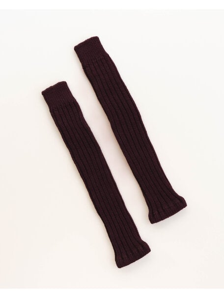 Hirsch Natur Woolen leg warmers for adults - andorra