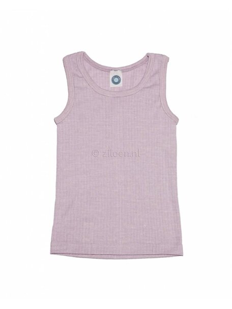 Cosilana Sleeveless Vest Kids Wool/Silk/Cotton - Rose