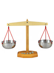 Handmade Scale with 5 weights