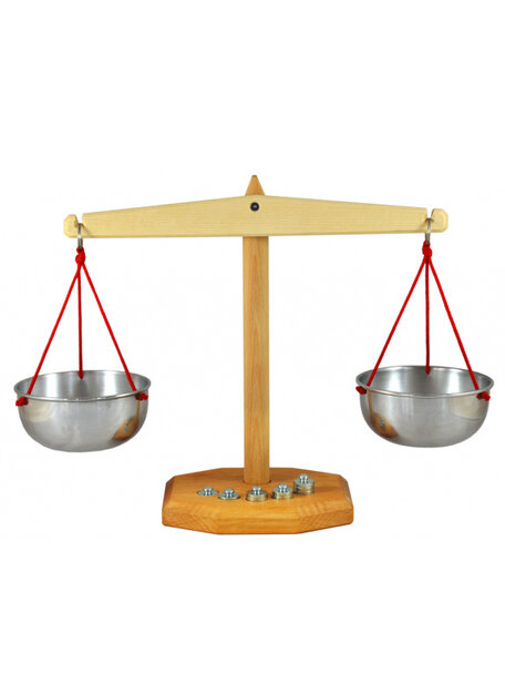 Handmade Scale with 5 weights