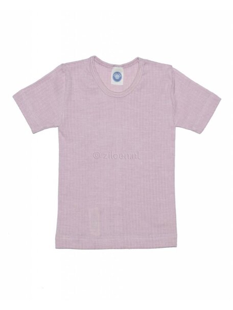 Cosilana Kids T-Shirt Wool/Silk/Cotton - Pink