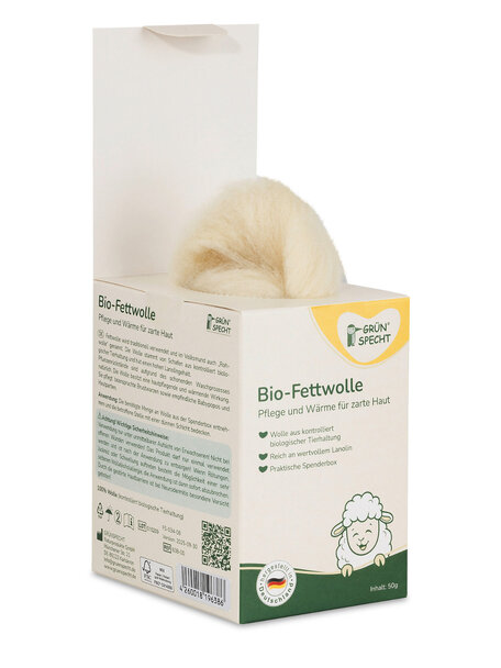 Grünspecht Organic Wool Fleece (50 grams)