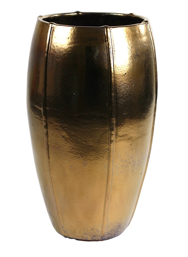 capsule perspectief schilder Emperor pot goud hoog XL - Fleurdirect