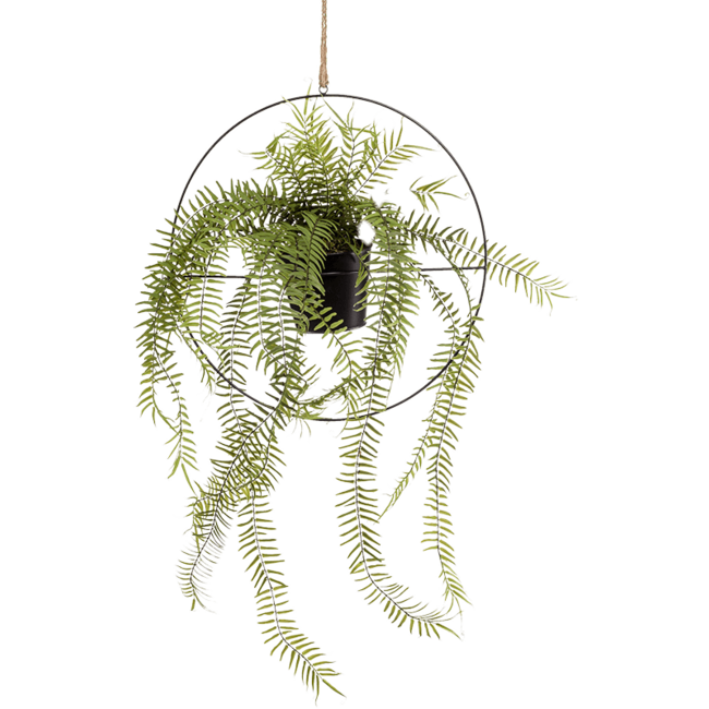 Kunstplant Fern Hanging Bush