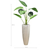 Kunstplant Strelitzia in Champagne pot