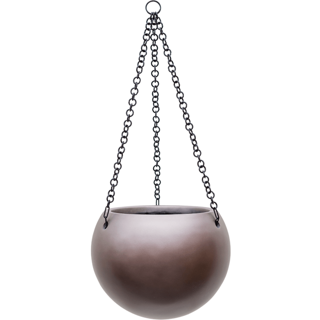 Hanging Globe Matt grey