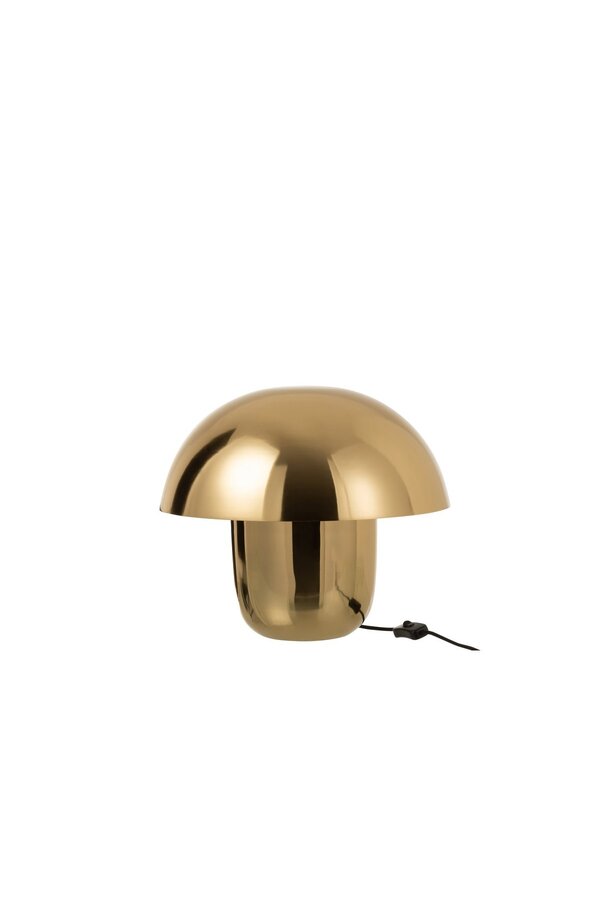 J-Line lamp Paddenstoel - ijzer - goud - small