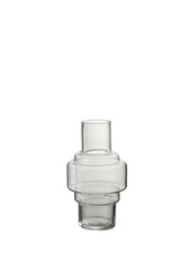 J-Line vaas Rino - glas - transparant - small