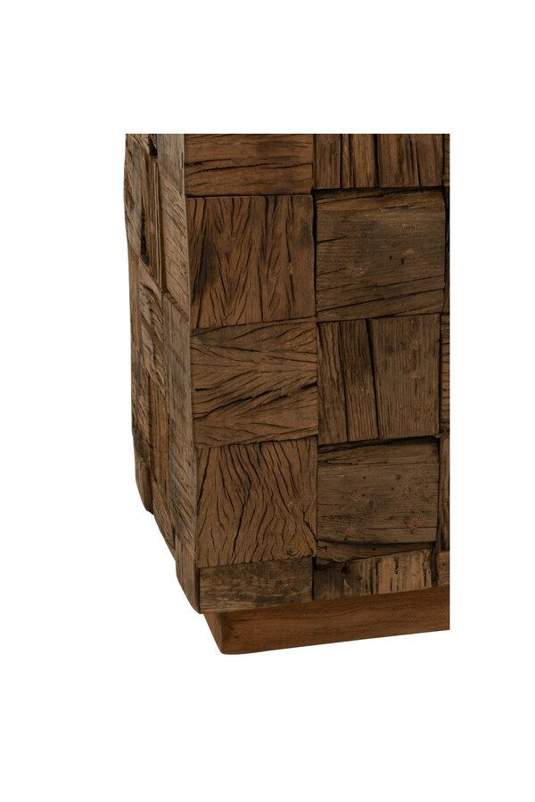 J-Line sokkel - hout - naturel - small