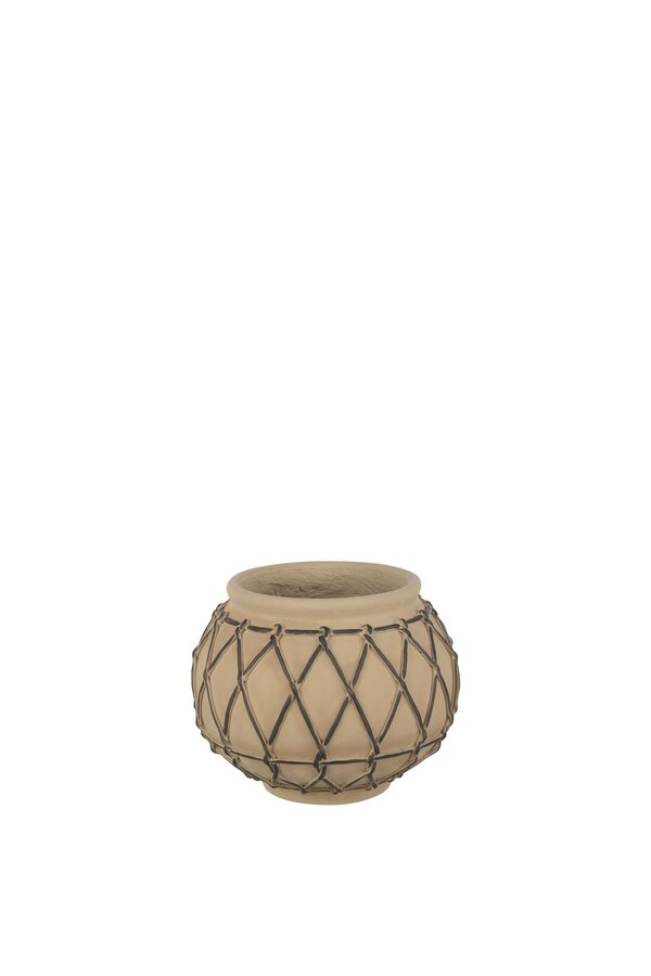 J-Line pot de fleurs Berbere - ciment - beige - small