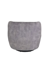 Draaifauteuil - Dolfijngrijs/zwart - Adore 180 - Fluweel/metaal