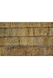 Eetkamerstoel Delilah - 50x41x78 - Naturel - Teak/bananenblad