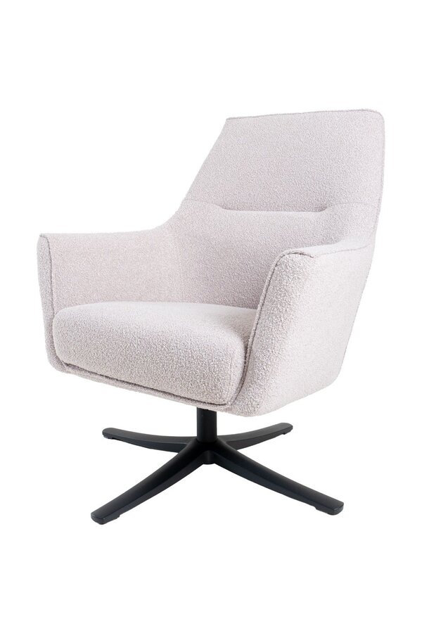 Fauteuil Ties – Bouclé – Naturel