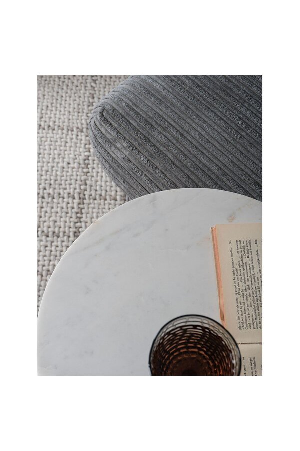 Laptoptafel Mitch Marmer Rond - Wit/Goud
