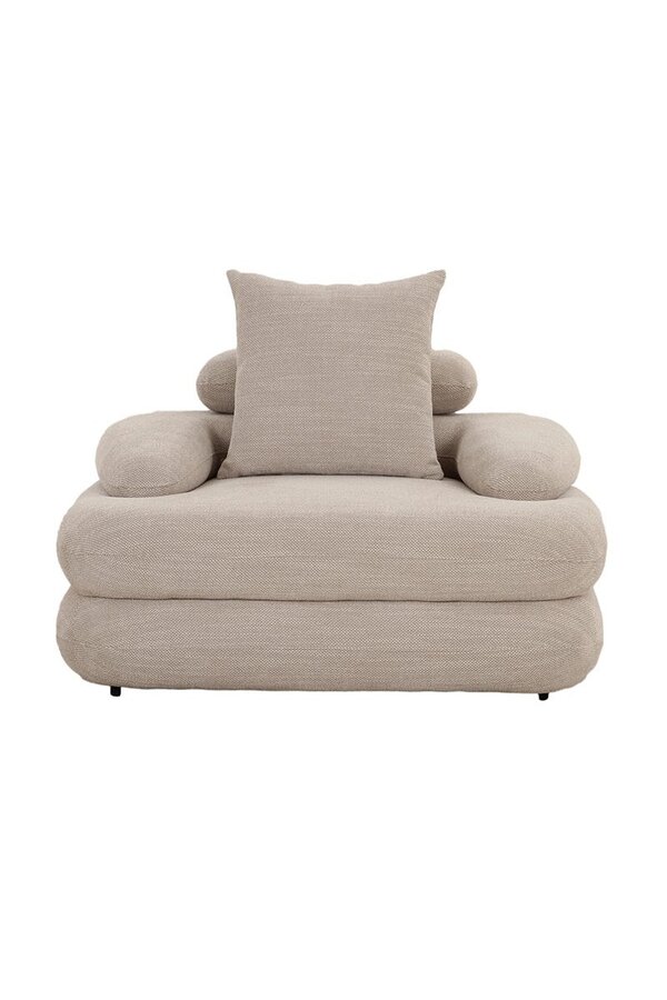Cairo Loungestoel Beige