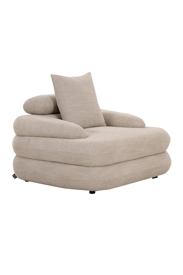 Cairo Loungestoel Beige