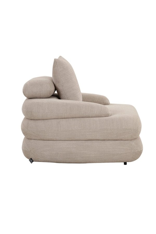 Cairo Loungestoel Beige