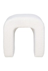 Colma Poef - Poef, bouclé, wit, 41x36,5 cm, HN1234