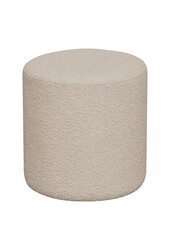 Ejby Poef - Poef in bouclé, beige, Ø34x36 cm, HN1233