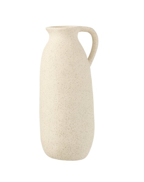 J-Line vaas Kruik - keramiek - beige - large - 36 cm hoog