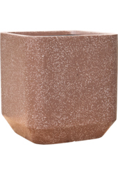 Baq Terrazzo Rounded Cube Mocha