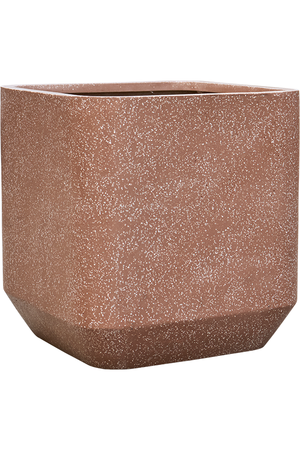 Baq Terrazzo Rounded Cube Mocha