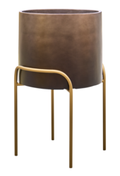 Baq Gradient Elevated Cylinder High Matt Coffee ( + voet)