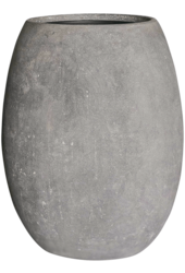 Baq Polystone Coated Plain Balloon Raw Grey (met inzetbak)