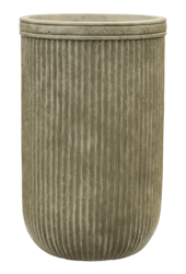 Baq Vertical Rib Cylinder Green