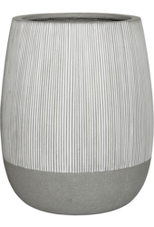 Ridged Perry L, White Stripe