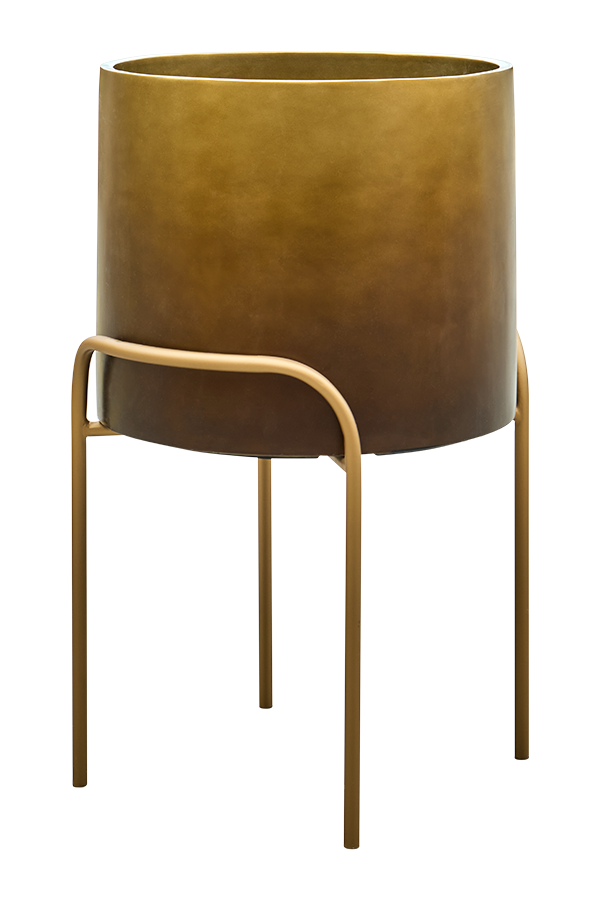 Baq Gradient Elevated Cylinder High Matt Coffee ( + voet)