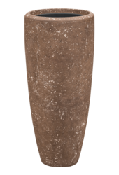 Baq Polystone Plain Partner Smoke (met inzetbak)