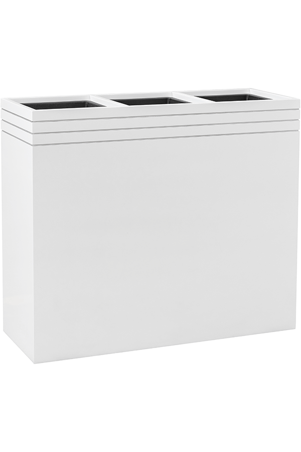 Baq Line-Up Rectangle Matt Black (met inzetbak)