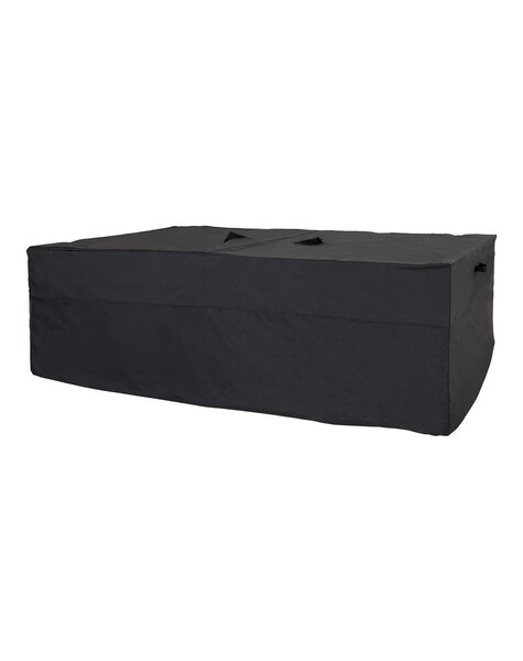 Luxe hoes - Zwart, 100% polyester, 210x180x95cm